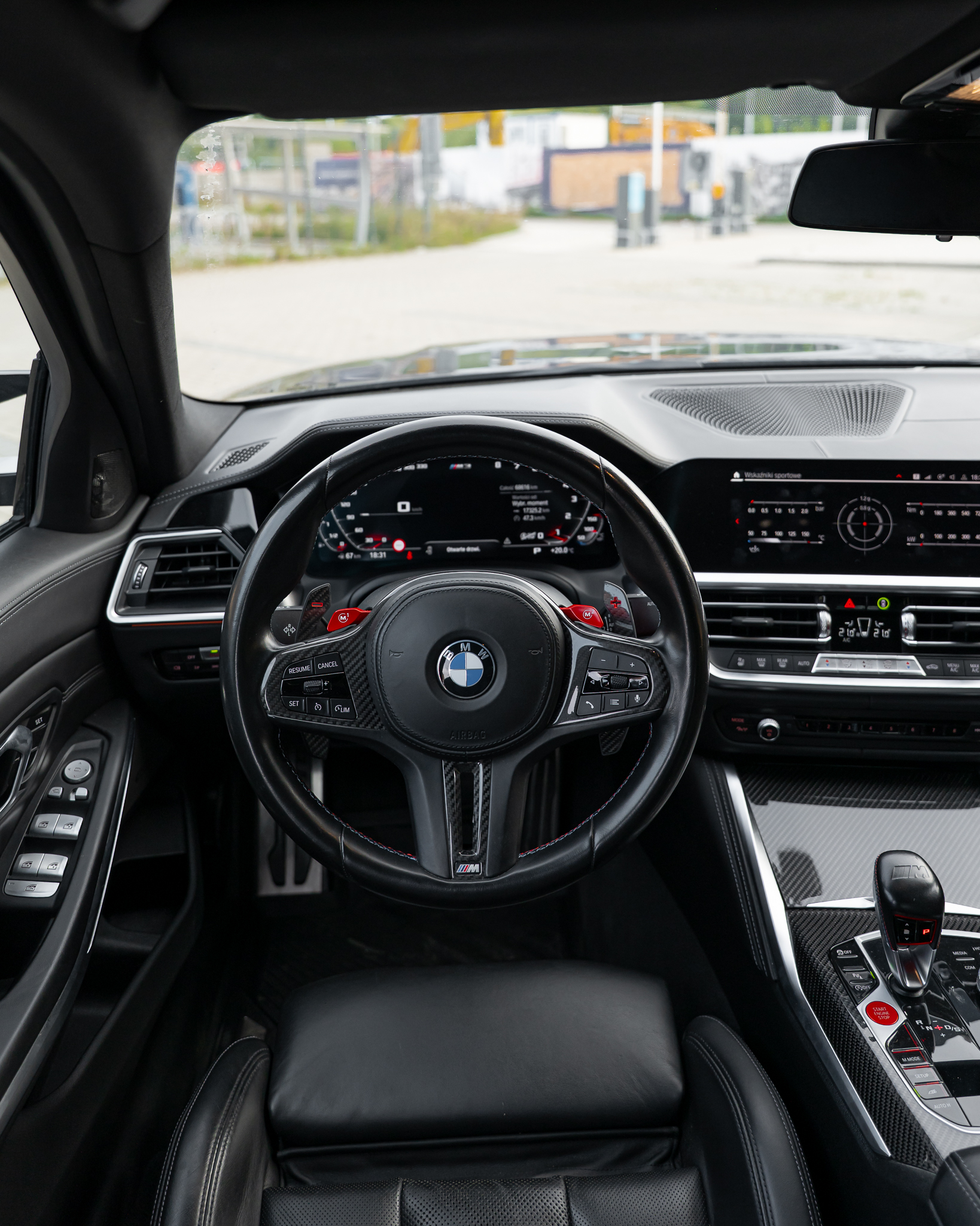 BMW M3 Competition kokpit